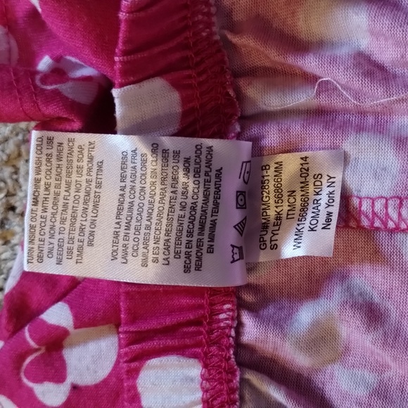 Girl's Minnie Mouse Shorts Medium (7/8) - Picture 4 of 4